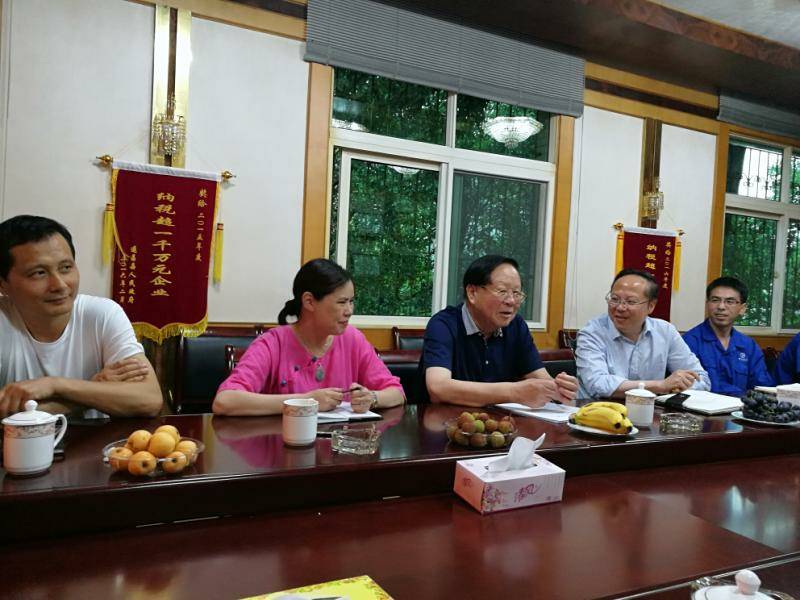汪旭光院士到利民控股院士工作站指导工作