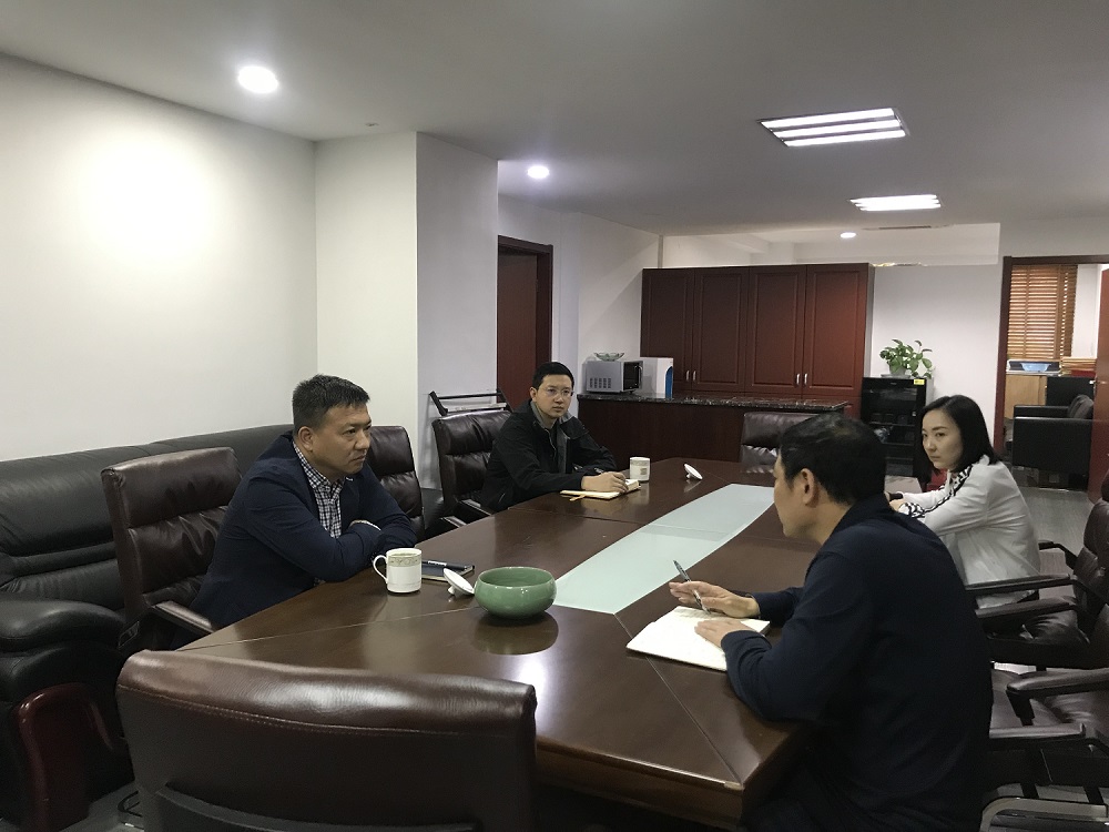 程华副主任赴省爆破行业协会对接工作